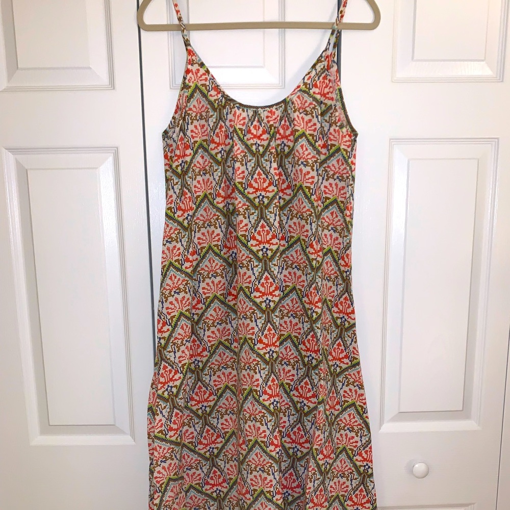 Madewell patterned maxi swim cover